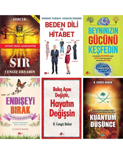 Kişisel Gelişim Seti - 2 - 6 Kitap