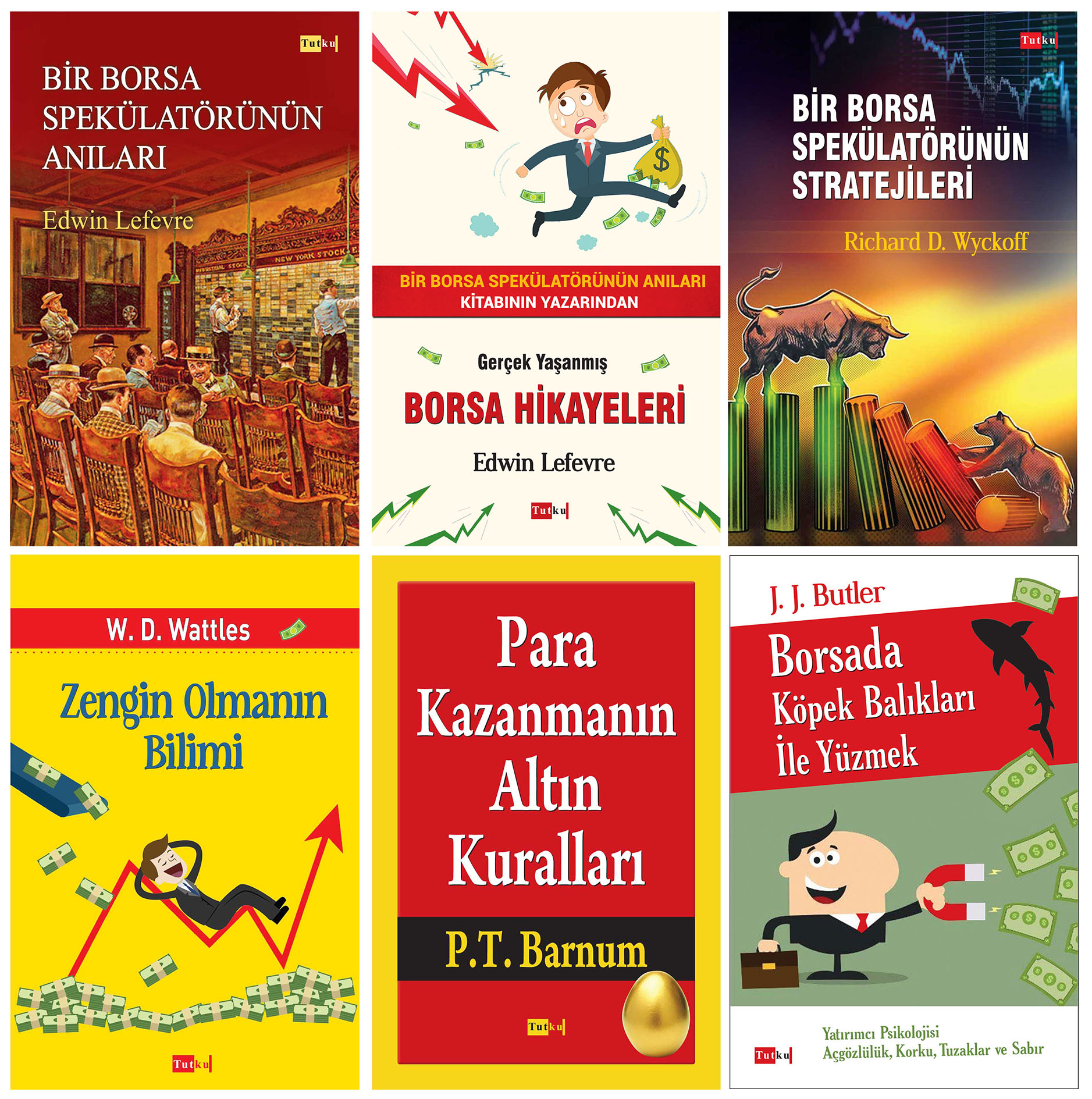 Borsa - Yatırımcı Seti-8 - 6 Kitap